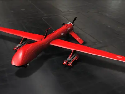MQ-1 Predator UAV 3D model