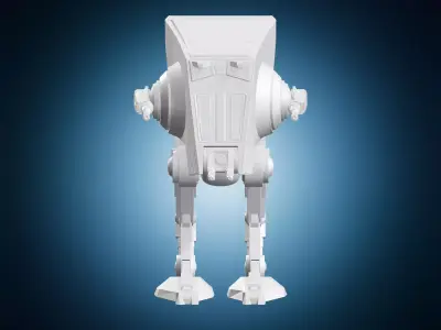 Star Wars at St Walker Model 3D print model