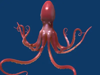 sea creature collection 3D model