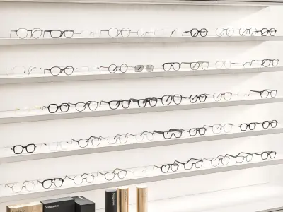 glasses shop 3D model