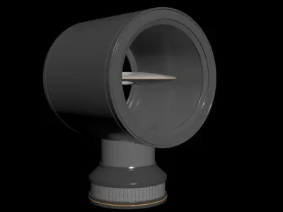 Home Wind Tunnel - Desktop Toy - Meissner Coanda Dyson - Concept 3D model