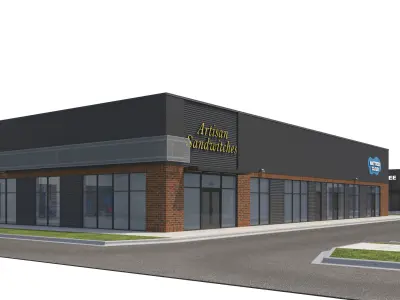 Retail-145 Retail Stores 3D model