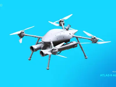 Atlas 8 Altus LSA Drone 3D model