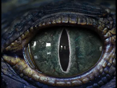 Creature Eyes Vol 09 - PBR Low-poly 3D model