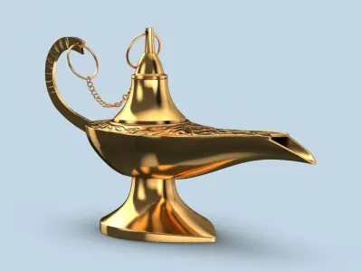 Magic Lamp 01 3D model