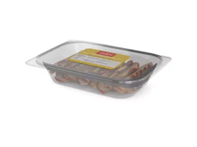 Dried meats Roast Chicken Slices 3D model