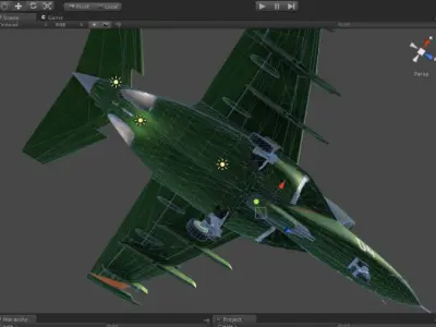 Yakovlev Yak-130 trainer military jet Low-poly 3D model