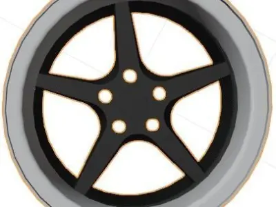 Ocean MK18 Rim Low-poly 3D model