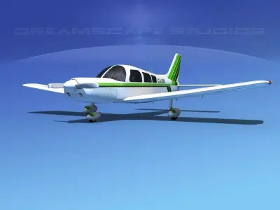 Piper PA-28 V18 3D model