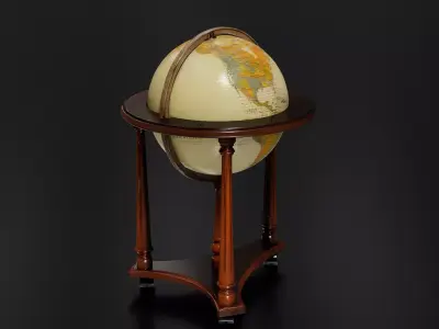 Antique Globe 1 3D print model