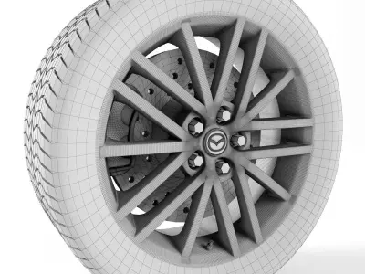 Mazda 6 Wheel 3D model