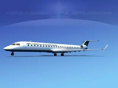 Bombardier CRJ900 Air Charter Intl 3D model