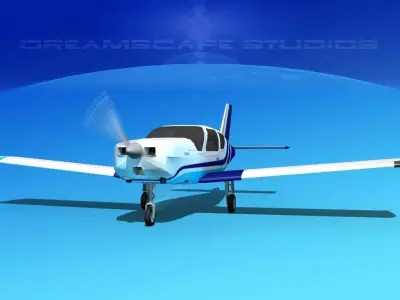 Socata TB-20 Trinidad V07 3D model