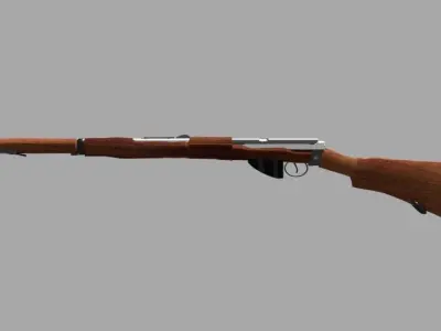 Lee-Enfield Rifle Mk 1 Low-poly 3D model
