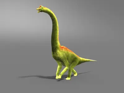 Brachiosaurus Jurassic Dinosaur Low-poly 3D model
