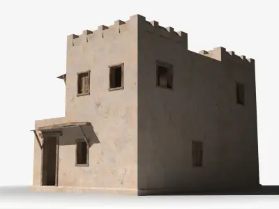 Arab x16 Low-poly 3D model