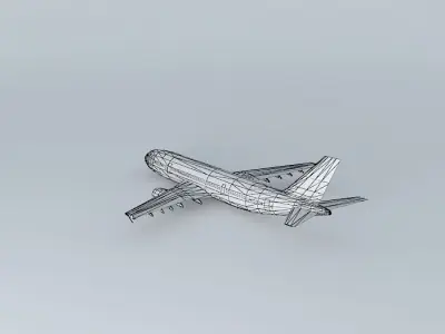 Template Airbus A300 600  Free 3D model