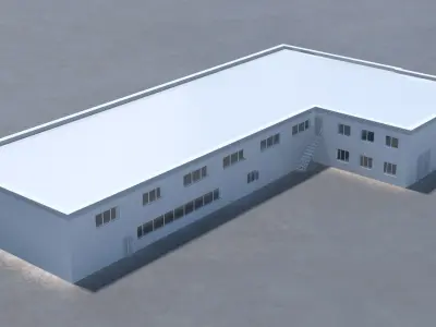  Building office v9 3D model