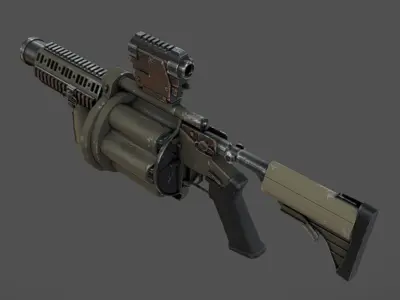 MGL-140 Low-poly 3D model