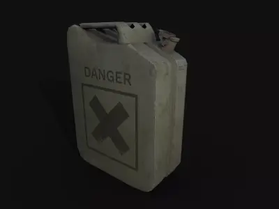 Gas Can  Low-poly 3D model