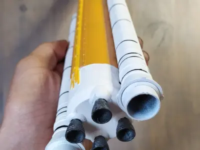 NASA SLS - STL files of the 3D printed rocket 3D print model