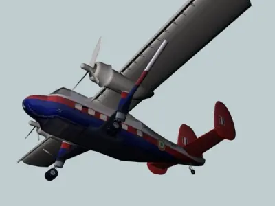 Scottish Twin Pioneer 3D model