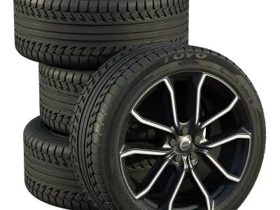 Volvo wheels 3D model