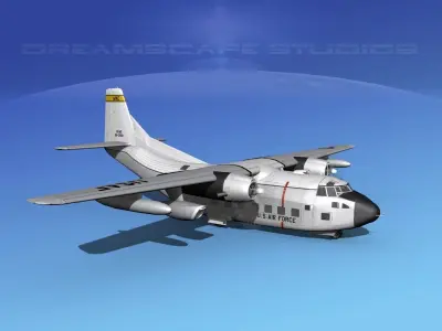 Fairchild VC-123K Provider V01 3D model