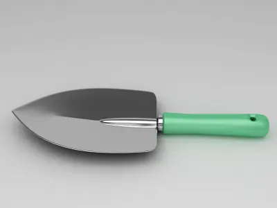Garden trowel 3d model  3D model
