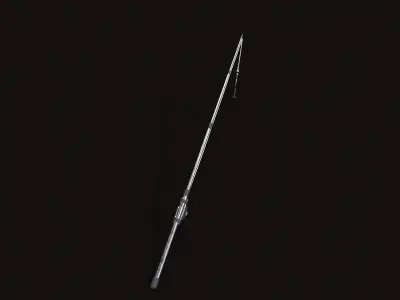 Fishing Rod V05 Low-poly 3D model