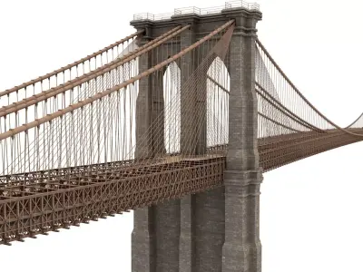 Brooklyn Bridge 3D model
