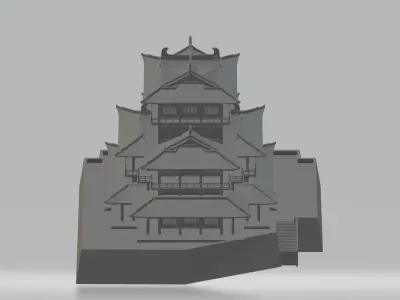 Tengwang Pavilion 3D print model