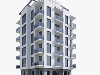 aparment Low-poly 3D model