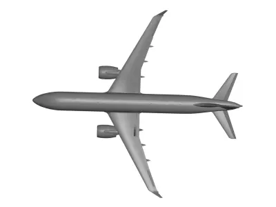 Airbus A220 3D model