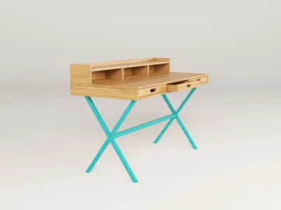 Desk 3D model