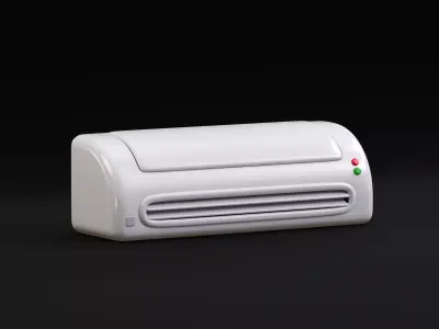 Air Conditioner Low-poly 3D model