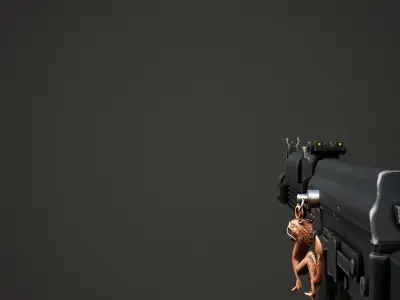 Chinese Dragon Weapon Charm - Low Poly Game Ready Low-poly 3D model