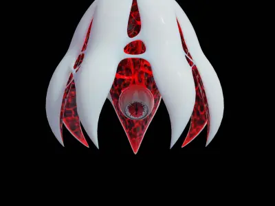 GlaziK Low-poly 3D model