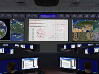 Command Center - Modular 3D model