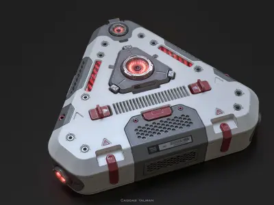 Triangle Power Cube 3D model