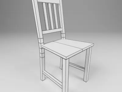 Chair Stefan Free low-poly 3D model