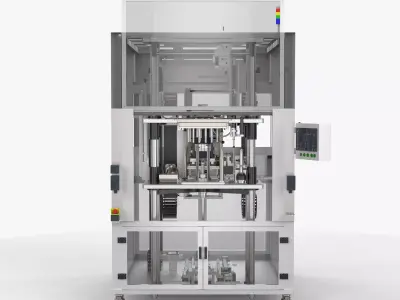 Automatic Motor Rotor and Stator Assembly Machine 3D model