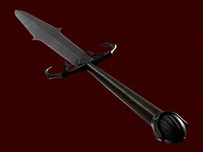 Drow Greatsword Low-poly 3D model