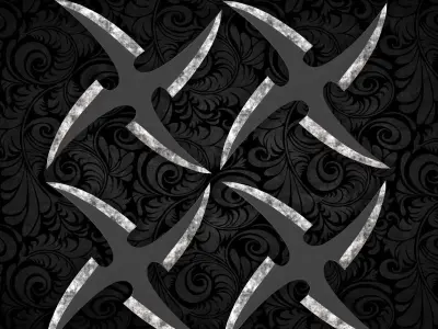 NINJA WEAPONS VOL2 Low-poly 3D model