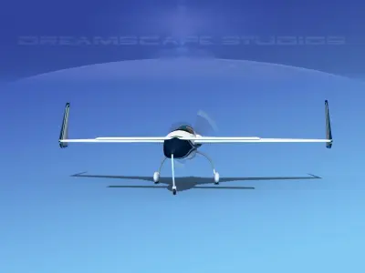 Rutan VariEze V08 3D model