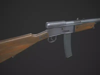 Volkssturmgewehr Low-poly 3D model