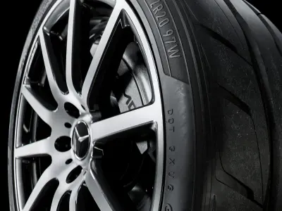 Nitto NT05 255 35 ZR20 97W 3D model