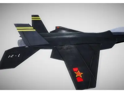 jet fighter 3D model