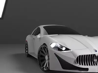 Maserati Grand Turismo Free 3D model
