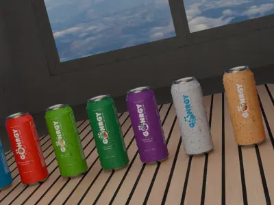 3D Model of Goenrgy Energy Can By MontanaBlacks Brand Free 3D model